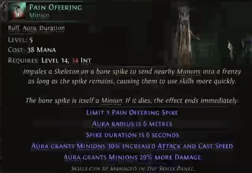 poe 2 pain offering